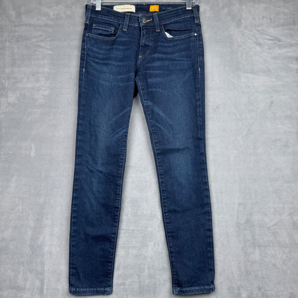 Pilcro and the Letterpress‎ Denim Jeans Womens Size 27 Dark Wash Serif Fit